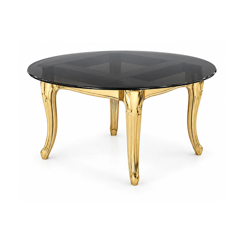 XF-812 Round Dining Table, Size 120 — SKU HW-SL010012