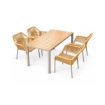 804 Table and 606 Chair Dining Set — SKU HW-TY029006